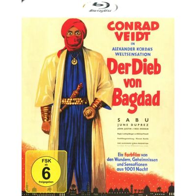 Michael Powell - Le voleur de Bagdad Blu-ray - Occasion - Film d'action - Publicité Michael Powell - Le voleur de Bagdad Blu-ray - Occasion - Film d'action - Publicité
