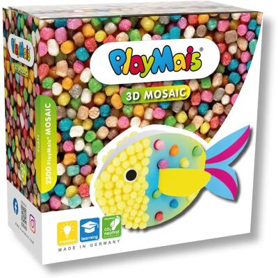 PlayMais 160870 Bastelspielzeug - 3D Mosaik Fisch PlayMais 160870 Bastelspielzeug - 3D Mosaik Fisch