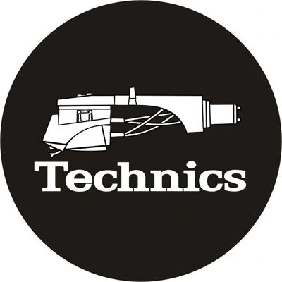 Technics Modell 60644 Slipmat Schwarz-Weiß - Slipmat Technics Modell 60644 Slipmat Schwarz-Weiß - Slipmat