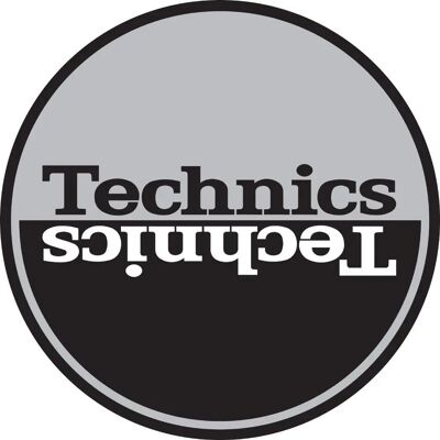 Slipmat Technics Luna Plateado y Negro Espejo - Para Tocadiscos Slipmat Technics Luna Plateado y Negro Espejo - Para Tocadiscos
