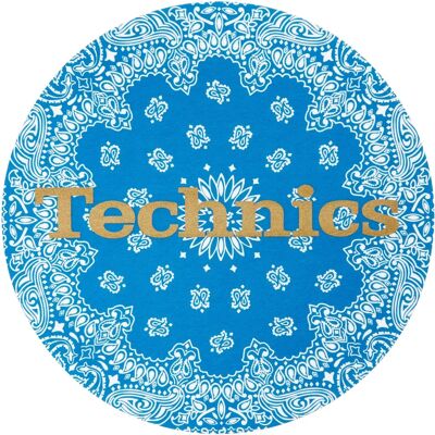 Technics Model 60690 Blue Slipmat - Slipmat Technics Model 60690 Blue Slipmat - Slipmat