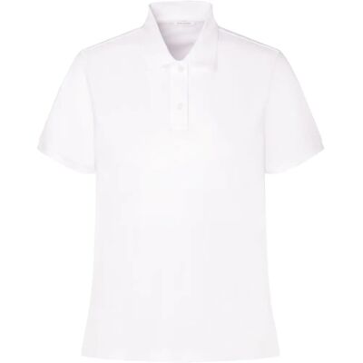Seidensticker Hvidt Poloshirt med Kortærmet - Polo Seidensticker Hvidt Poloshirt med Kortærmet - Polo