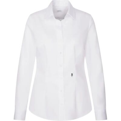Seidensticker Weiße Regular Fit Langarmbluse - Bluse Seidensticker Weiße Regular Fit Langarmbluse - Bluse