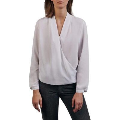 Seidensticker Weiße V-Ausschnitt Bluse - Bluse Seidensticker Weiße V-Ausschnitt Bluse - Bluse