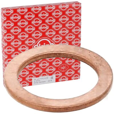 ELRING Joint en cuivre pour bouchon de vidange - Rondelle d'étanchéité - En forme de A - 14mm intérieur ELRING Joint en cuivre pour bouchon de vidange - Rondelle d'étanchéité - En forme de A - 14mm intérieur