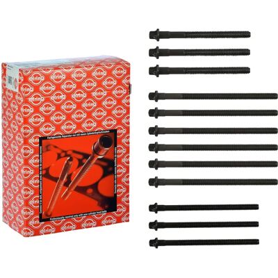 Elring 12 Pièces Jeu de Vis de Culasse - Convient pour BMW 1, 3, 5, X3, Z4 Elring 12 Pièces Jeu de Vis de Culasse - Convient pour BMW 1, 3, 5, X3, Z4