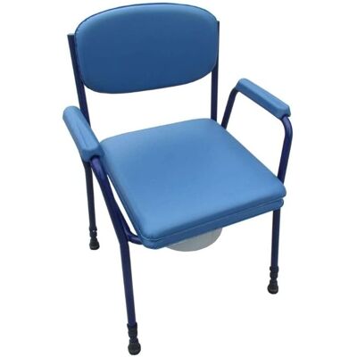 REHAFORUM MEDICAL Toilettenstuhl - Höhenverstellbar, Blau REHAFORUM MEDICAL Toilettenstuhl - Höhenverstellbar, Blau