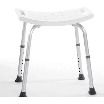 Rehaforum Weiß Duschhocker - Höhenverstellbarer Ergonomischer Sitz Rehaforum Weiß Duschhocker - Höhenverstellbarer Ergonomischer Sitz