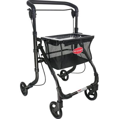 Rehaforum Medical Indoor Rollator - Schwarz - Klappbar, mit Korb Rehaforum Medical Indoor Rollator - Schwarz - Klappbar, mit Korb