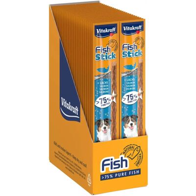 Bâtonnets de Poisson au Saumon Vitakraft - Friandises pour Chiens - Publicité Bâtonnets de Poisson au Saumon Vitakraft - Friandises pour Chiens - Publicité