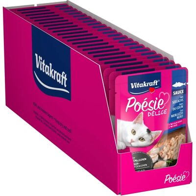 Vitakraft Modell Schwarzer Kabeljau - Zarte Fischstückchen für Katzen - Katzenfutter Vitakraft Modell Schwarzer Kabeljau - Zarte Fischstückchen für Katzen - Katzenfutter