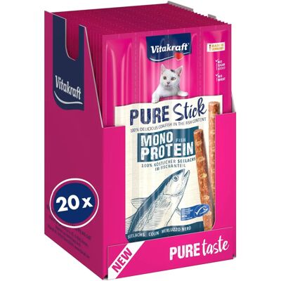 VITAKRAFT Multipack Pure Stick Merluzzo Nero MSC - Katzensnack VITAKRAFT Multipack Pure Stick Merluzzo Nero MSC - Katzensnack
