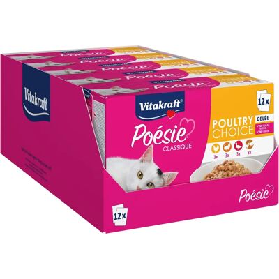 Vitakraft Poésie Klassische Katzenfutter - Huhn, Pute, Ente, Mx - Nassfutter Vitakraft Poésie Klassische Katzenfutter - Huhn, Pute, Ente, Mx - Nassfutter