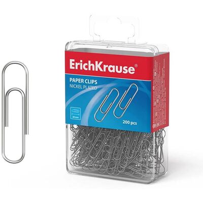 Nickelpläterade Metallklämmor Erichkrause - Hög Resistens & Hållbarhet Nickelpläterade Metallklämmor Erichkrause - Hög Resistens & Hållbarhet