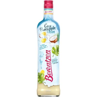 Berentzen Coco Ananas Crème - Tropische Likeur Berentzen Coco Ananas Crème - Tropische Likeur