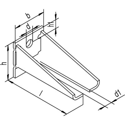 Helm - Stahl-Doppelwand-Schiebetorwinkel - Verzinkt - 604 WD Helm - Stahl-Doppelwand-Schiebetorwinkel - Verzinkt - 604 WD