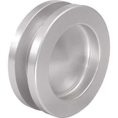 KWS Shell Door Handle - Silver - 50mm Mounting KWS Shell Door Handle - Silver - 50mm Mounting