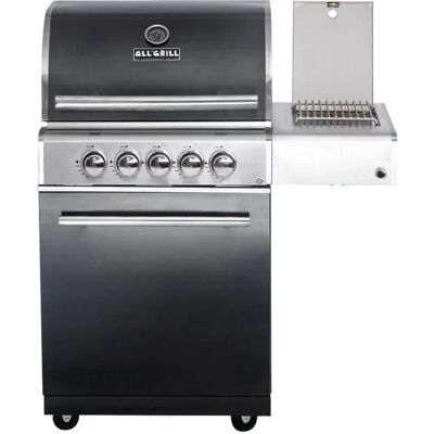 Allgrill Gasgrill CHEF M Edelstahl schwarz mit Steakzone und Air System - Gasgrill Allgrill Gasgrill CHEF M Edelstahl schwarz mit Steakzone und Air System - Gasgrill