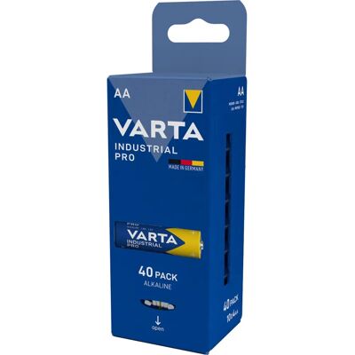 Varta Industrie Batterie AA Mignon Alkaline - Packung 40 Batterien - Batterie Varta Industrie Batterie AA Mignon Alkaline - Packung 40 Batterien - Batterie