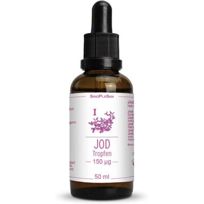 SinoPlaSan 150 μg Jod Tropfen - Nahrungsergänzung SinoPlaSan 150 μg Jod Tropfen - Nahrungsergänzung