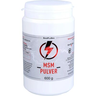 SinoPlaSan MSM-Pulver - Gelenksunterstützung - 600 g SinoPlaSan MSM-Pulver - Gelenksunterstützung - 600 g