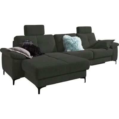 Carina Burnaby L-Form Sofa - Chenille-Optik, Ottomane links, Schlaffunktion Carina Burnaby L-Form Sofa - Chenille-Optik, Ottomane links, Schlaffunktion