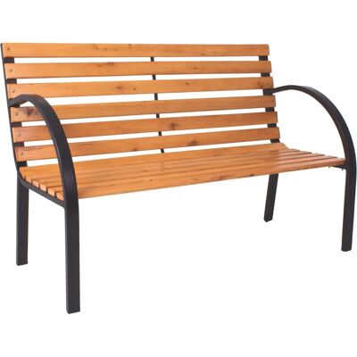 Garden Pleasure Gartenbank Bellevue - Wetterfest, Braun, 122cm Garden Pleasure Gartenbank Bellevue - Wetterfest, Braun, 122cm