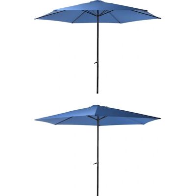 Garden Pleasure Blau 300cm Sechseckiger Sonnenschirm - Sonnenschutz Garden Pleasure Blau 300cm Sechseckiger Sonnenschirm - Sonnenschutz