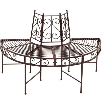 panchina da giardino in metallo Garden Pleasure Narvi - Resistente alle intemperie, 180cm panchina da giardino in metallo Garden Pleasure Narvi - Resistente alle intemperie, 180cm