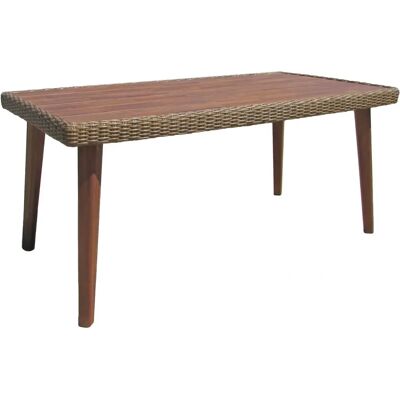 Tavolo da giardino rettangolare in legno GARDEN PLEASURE Carson - Resistente alle intemperie Tavolo da giardino rettangolare in legno GARDEN PLEASURE Carson - Resistente alle intemperie