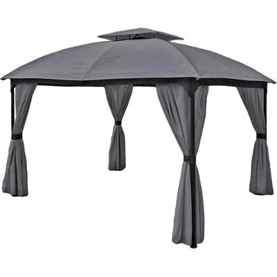 Pavillon rectangulaire Garden Pleasure KAMA - Protection solaire - Publicité Pavillon rectangulaire Garden Pleasure KAMA - Protection solaire - Publicité
