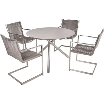 GARDEN PLEASURE SIENNA Gartenmöbel-Set - grau GARDEN PLEASURE SIENNA Gartenmöbel-Set - grau
