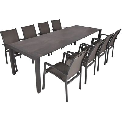 GARDEN PLEASURE SOPHIA Aluminium Garten Esstisch - Ausziehbar, 8 Plätze GARDEN PLEASURE SOPHIA Aluminium Garten Esstisch - Ausziehbar, 8 Plätze