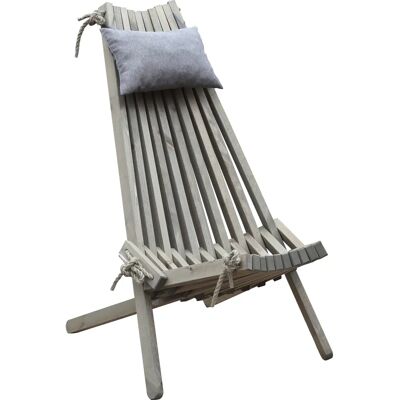 Garden Pleasure FALUN Grau Klappbar Gartenliege - Gartenmöbel Garden Pleasure FALUN Grau Klappbar Gartenliege - Gartenmöbel