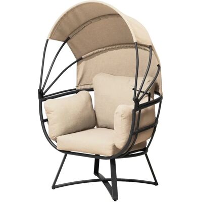 Garden Pleasure DELOS Beigefreier Relaxsessel - Gartensessel Garden Pleasure DELOS Beigefreier Relaxsessel - Gartensessel