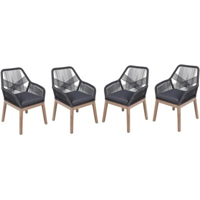 Garden Pleasure POMONA Armlehnstuhl - Outdoor, 4er Set Garden Pleasure POMONA Armlehnstuhl - Outdoor, 4er Set