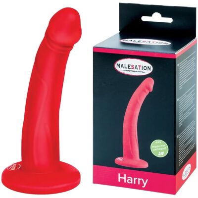Malesation Ventouse Harry - Dildo, Realista, Rojo Malesation Ventouse Harry - Dildo, Realista, Rojo