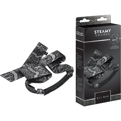 Gag di Bondage Steamy Shades - Raso e Pizzo - Accessorio Elegante BDSM Gag di Bondage Steamy Shades - Raso e Pizzo - Accessorio Elegante BDSM