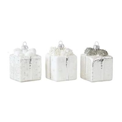 HOFF Interieur - 4779 - Srebro - Biały - Christmas ornament HOFF Interieur - 4779 - Srebro - Biały - Christmas ornament