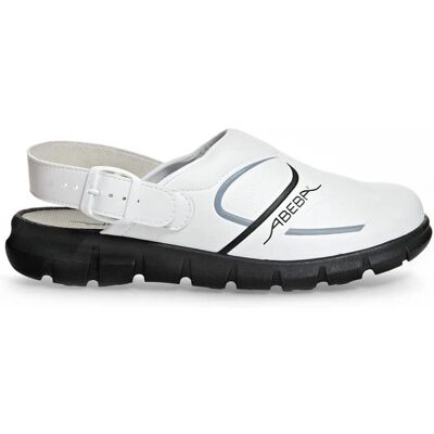 Abeba Weiß/Schwarz Berufsschuhe - Unisex - Größe 43 Abeba Weiß/Schwarz Berufsschuhe - Unisex - Größe 43