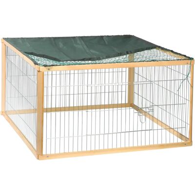 DOBAR Quadro Tiergehege - Outdoor, Grün, 100x100x58,5cm DOBAR Quadro Tiergehege - Outdoor, Grün, 100x100x58,5cm