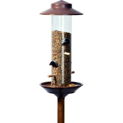 LUXUS-VOGELHAUS Koperen Vogelvoeder - Voederstation - 16,5cm LUXUS-VOGELHAUS Koperen Vogelvoeder - Voederstation - 16,5cm