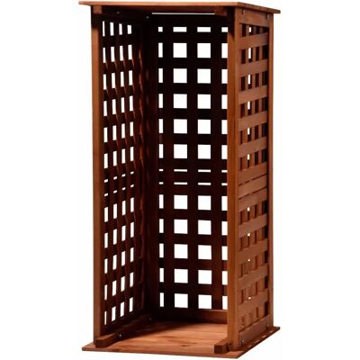 Portalegna FSC Dobar - Resistente alle intemperie, Fatto a mano, 39x39x85cm Portalegna FSC Dobar - Resistente alle intemperie, Fatto a mano, 39x39x85cm