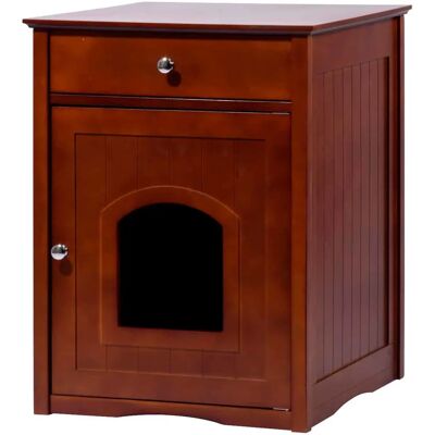 DOBAR Mohrle kattmöbel - Brun - 48x52x63cm DOBAR Mohrle kattmöbel - Brun - 48x52x63cm