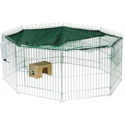 Dobar Kaninchengehege - Grün - 135x135x56 cm - Freigehege Dobar Kaninchengehege - Grün - 135x135x56 cm - Freigehege