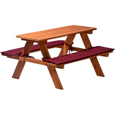 Set Giardino per Bambini DOBAR - Legno FSC, Impermeabile, 4 Posti Set Giardino per Bambini DOBAR - Legno FSC, Impermeabile, 4 Posti