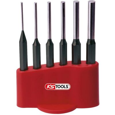 KS Tools Set of 6 Octagonal Punches - Chrome Vanadium Steel KS Tools Set of 6 Octagonal Punches - Chrome Vanadium Steel