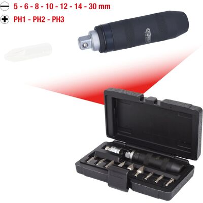 Conjunto de 11 chaves de impacto KS Tools 515.1003 Conjunto de 11 chaves de impacto KS Tools 515.1003