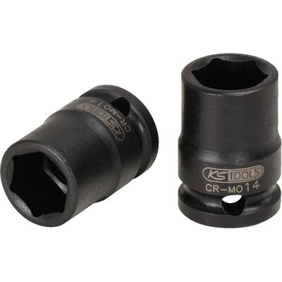KS Tools Impact Steeksleutel 18mm Kort - Impact socket - Zwart KS Tools Impact Steeksleutel 18mm Kort - Impact socket - Zwart