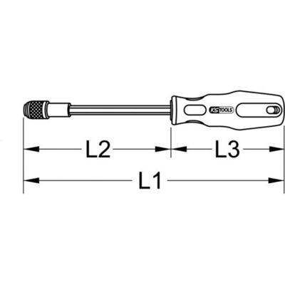 KS Tools - 1/4" ERGOTORQUE Sechskant Schraubendreher KS Tools - 1/4" ERGOTORQUE Sechskant Schraubendreher